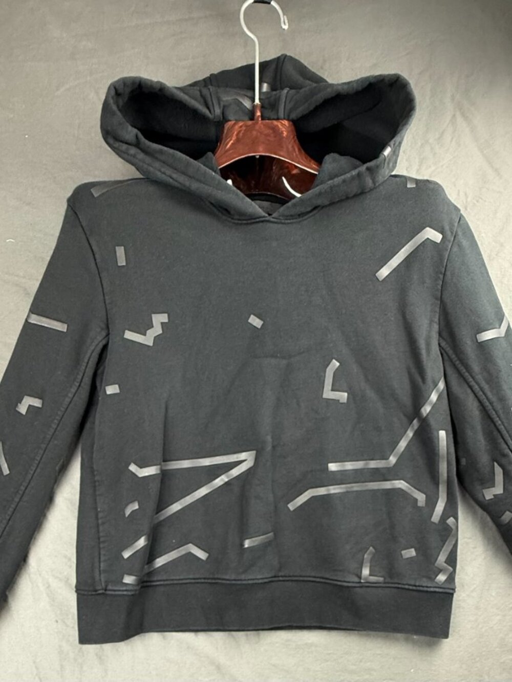 Alexander Wang Black Hoodie T by Alexander Wang